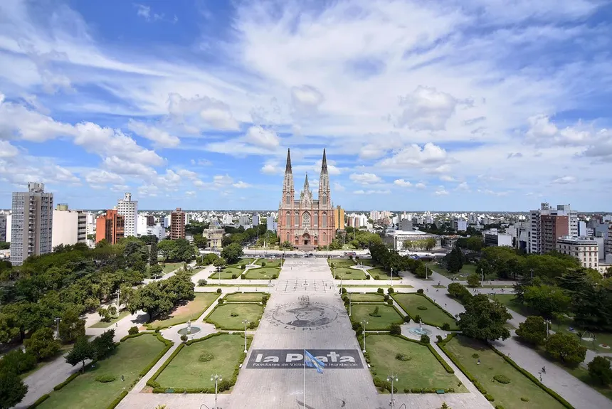 Vista aérea de Plaza Moreno